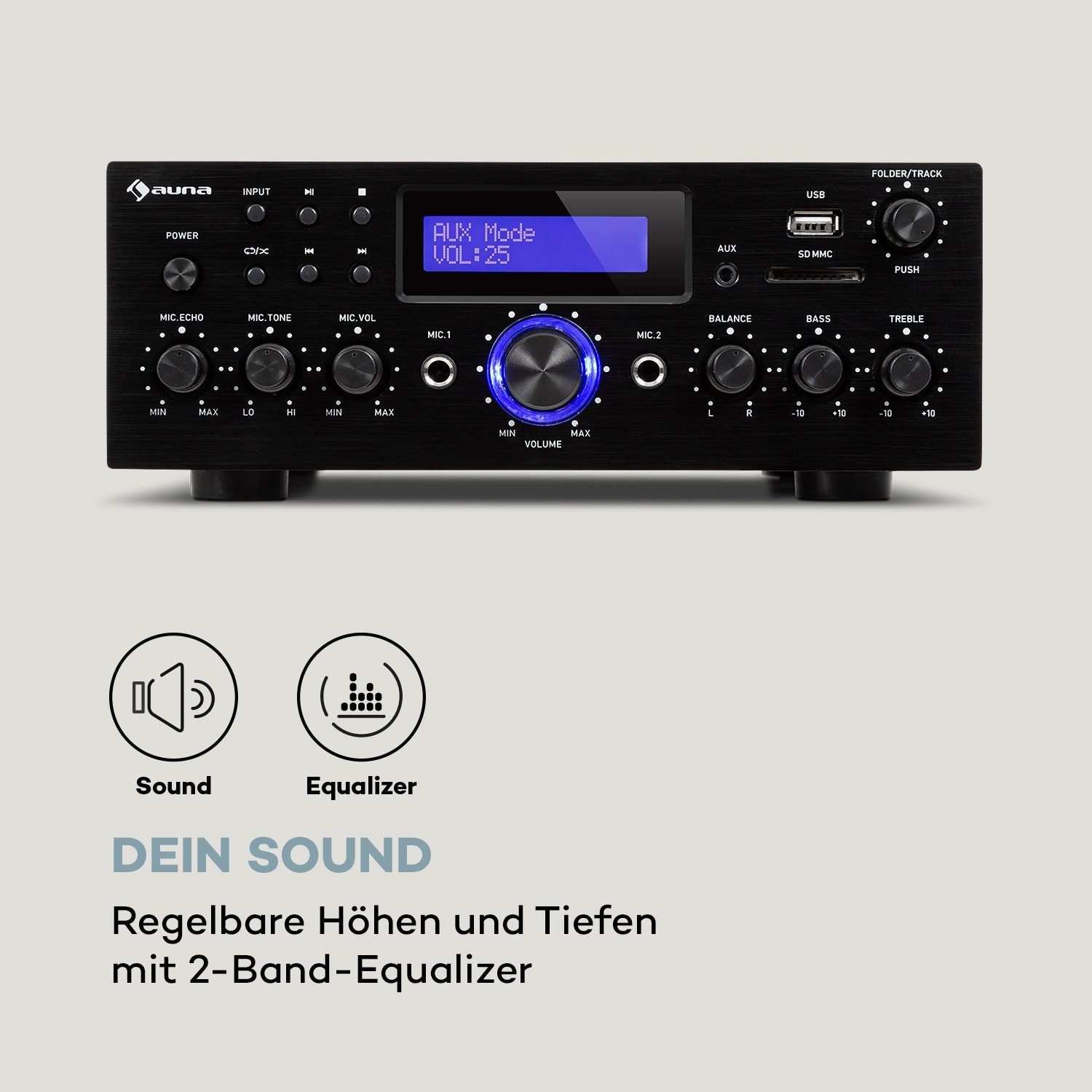 Auna AMP-5 BT Audioverstärker
