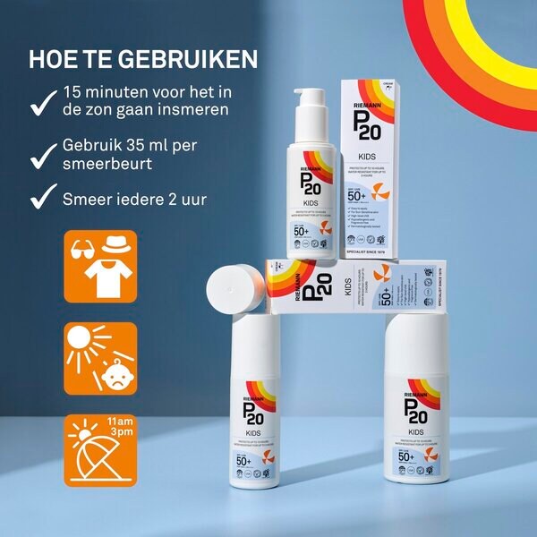 P20 lasten aurinkovoide SPF50 200ml