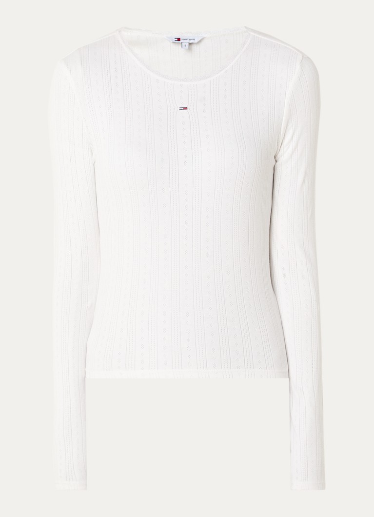 Tommy Hilfiger long-sleeved shirt with logo embroidery