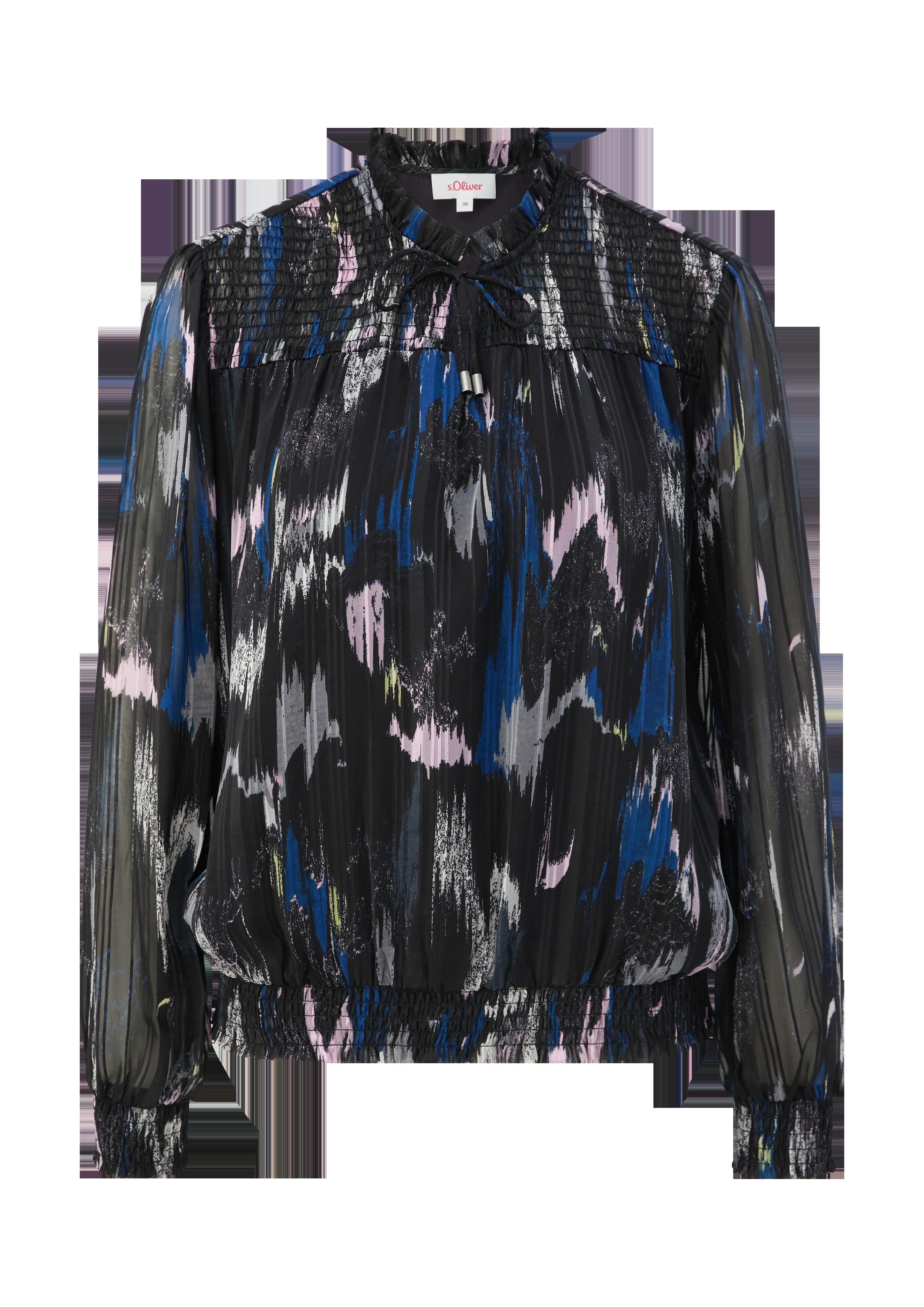 Bluse mit Rüschenkragen  2124774-99A1