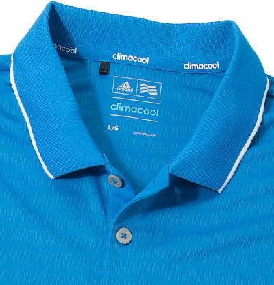 adidas Golf, Polo-Shirt, climacool®, Mikrofaser, türkis