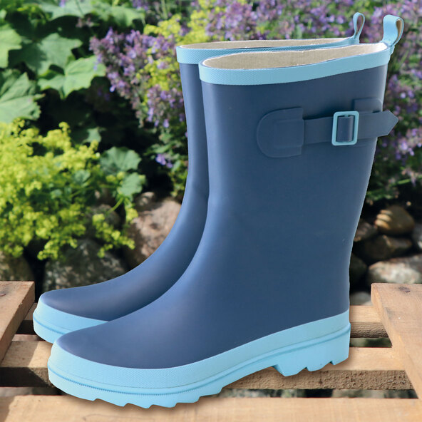 Regenstiefel, blau, 41