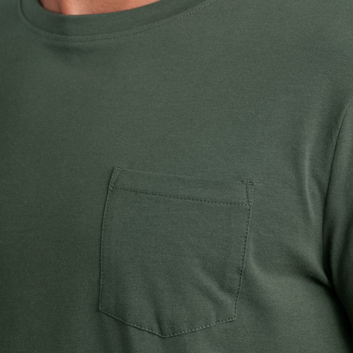 Herren Schlafshirt mit Brusttasche