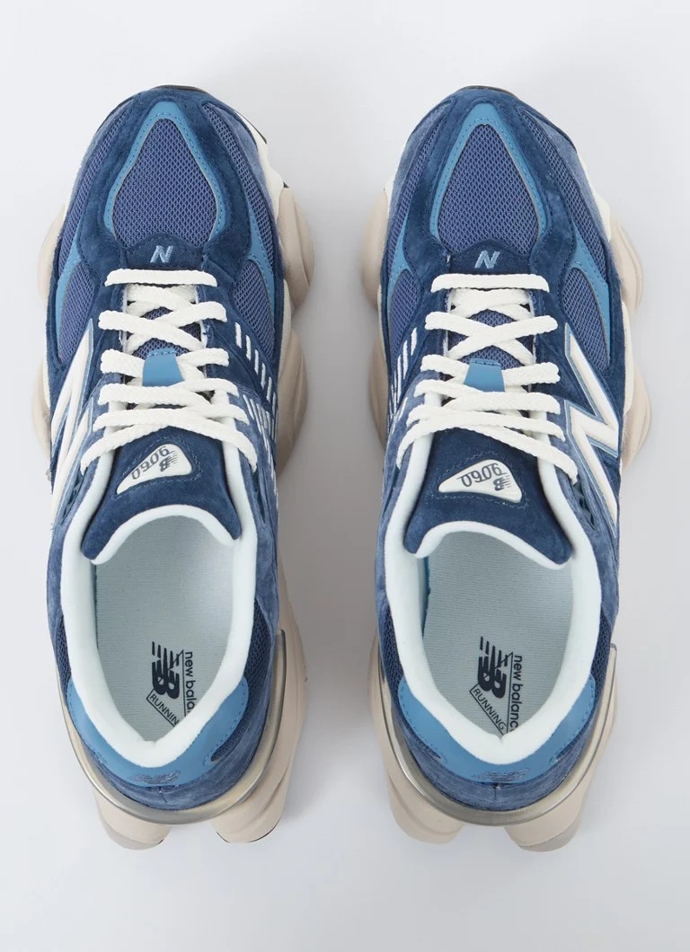 Teniși New Balance 9060 cu detalii din piele întoarsă