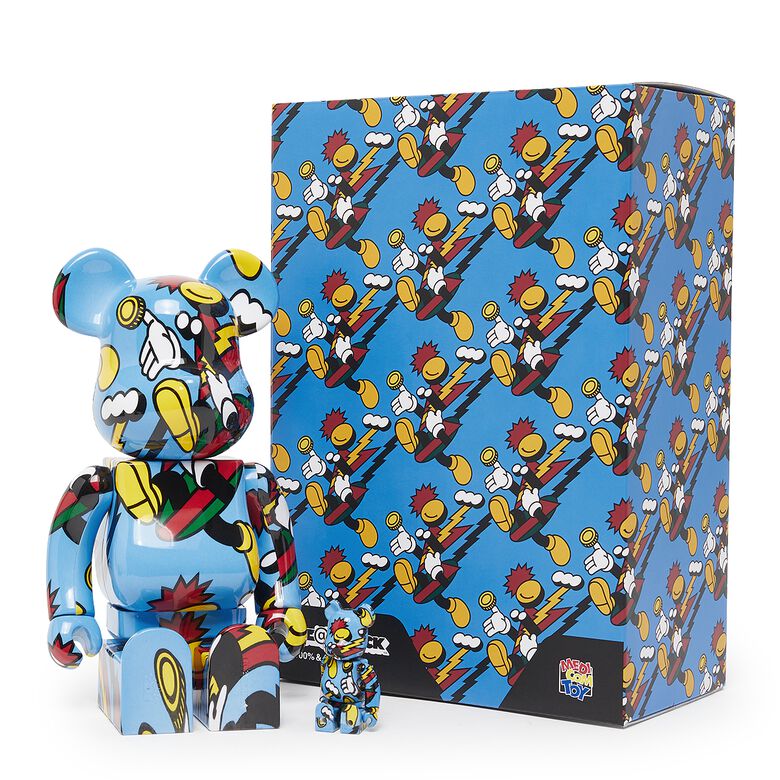 Medicom Bearbrick Grafflex 100%&400%set multicolor