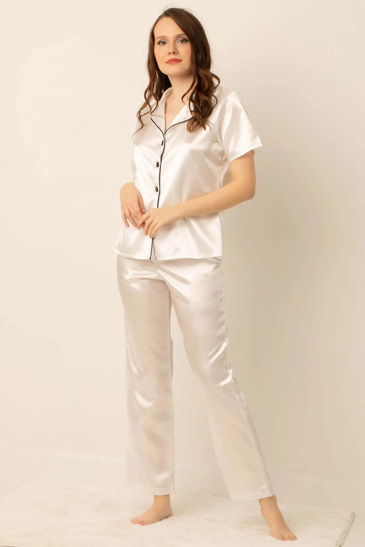Miorre  Satin-Pyjama-Set für Damen