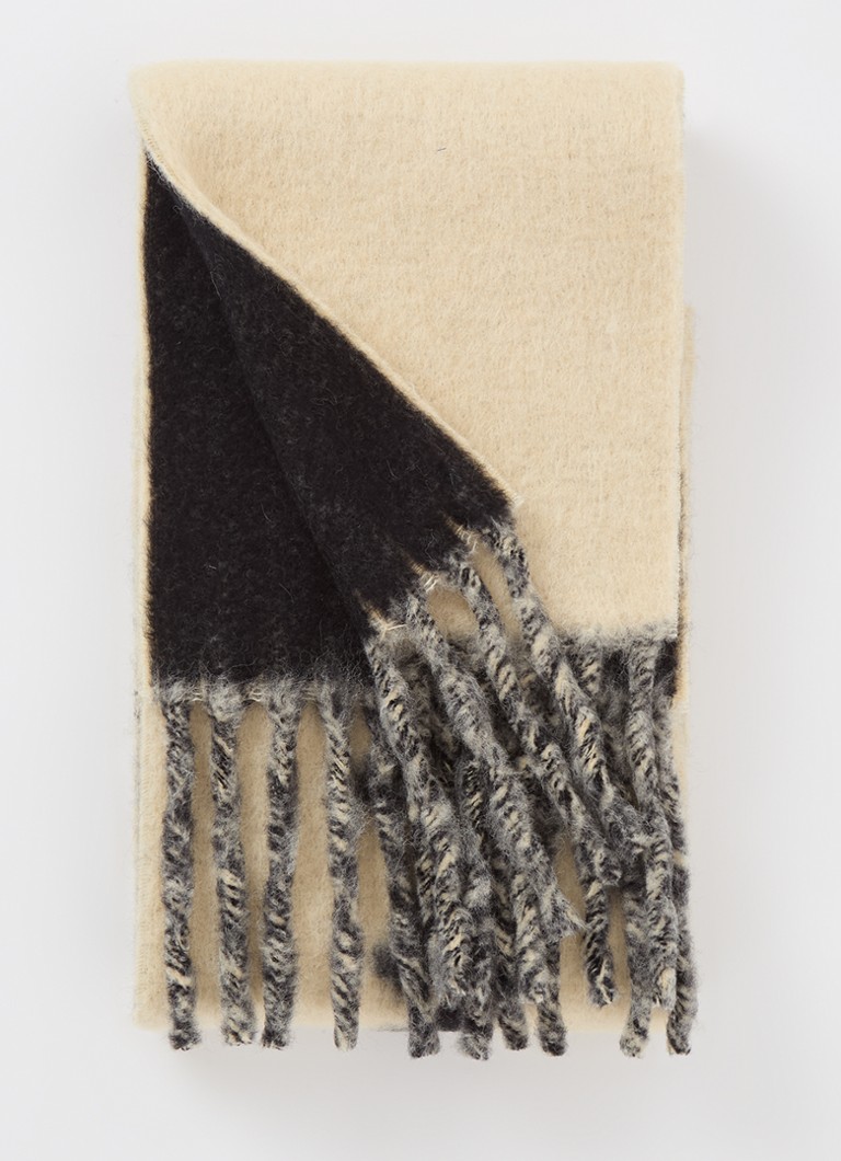 Eșarfă Burberry din amestec de lână alpaca, 185 x 21 cm