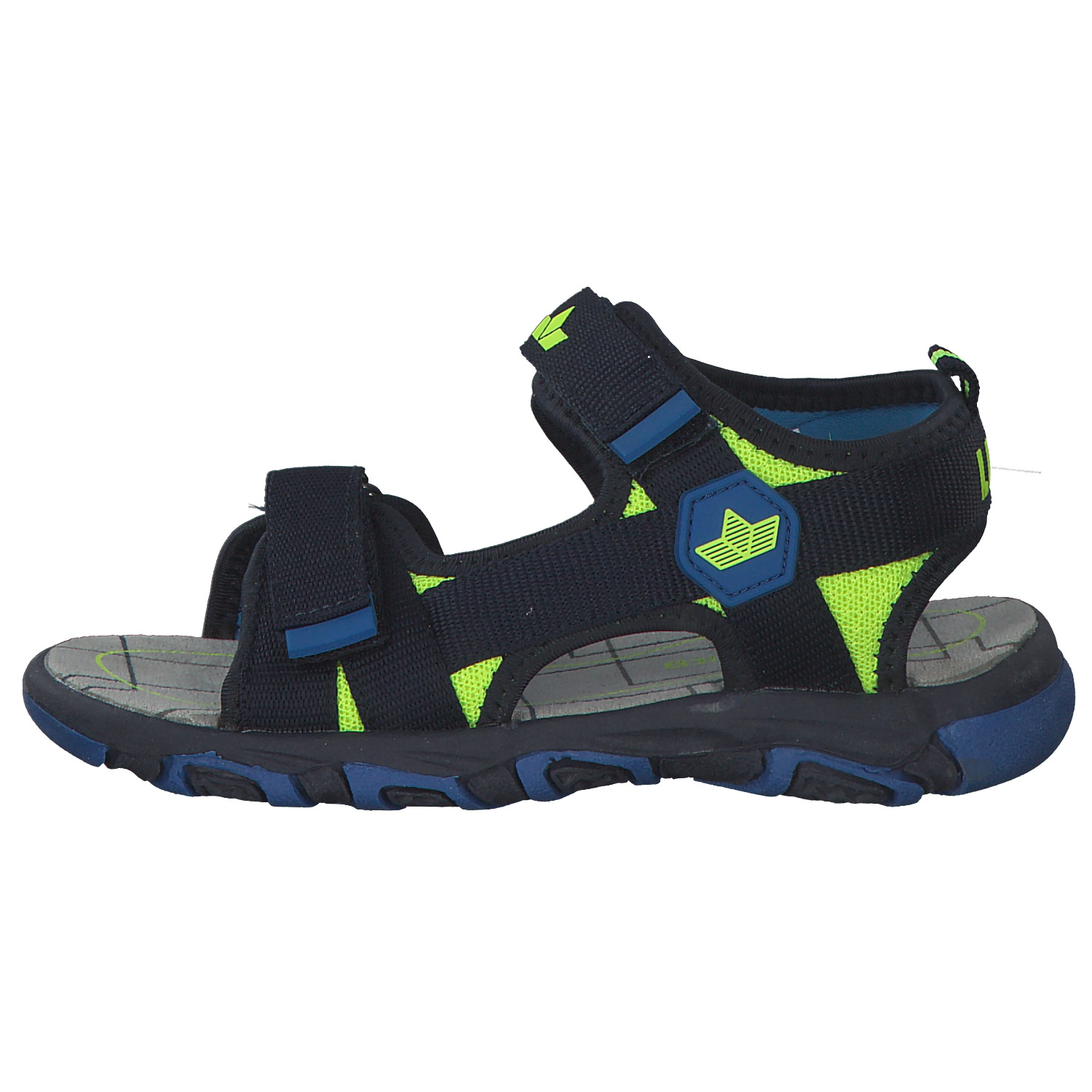 Geka Palau V, Sandalen (Kinder), Kinder, marine/lemon/blau