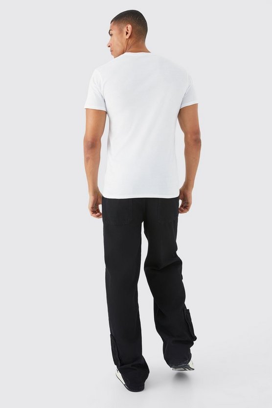 Besticktes Man Signature T-Shirt
