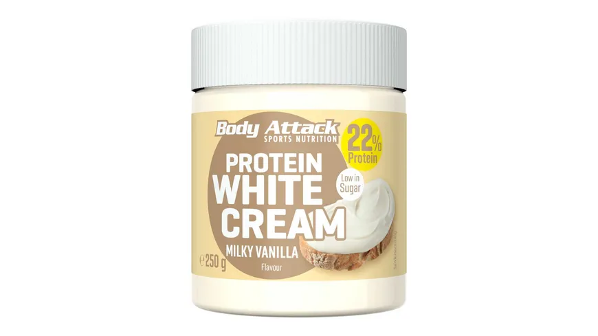 Body Attack White Cream Milky Vanilla 250 g