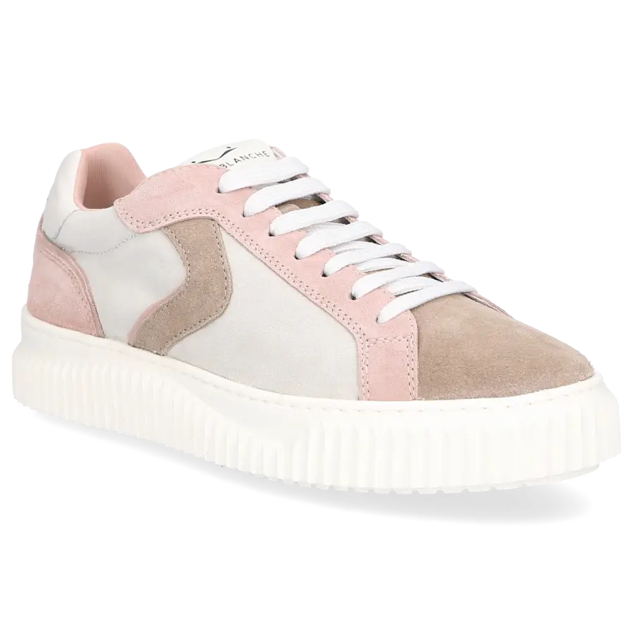 VOILE BLANCHE - Sneaker low LIPARI Veloursleder - pink