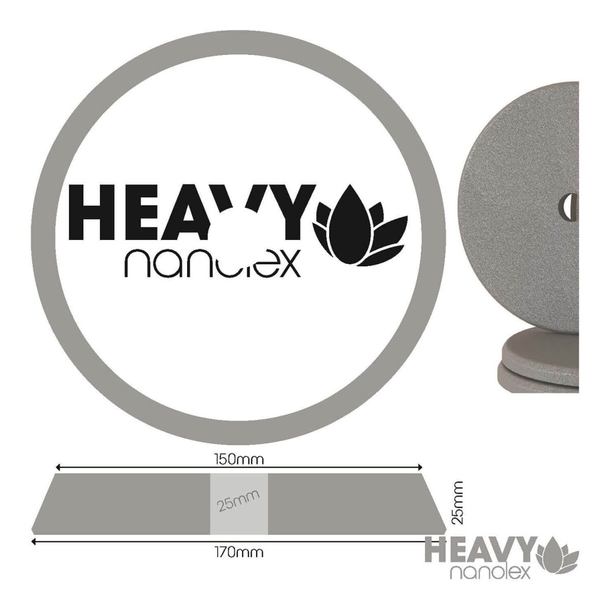 Nanolex Polierpad Heavy DA 150mm hart