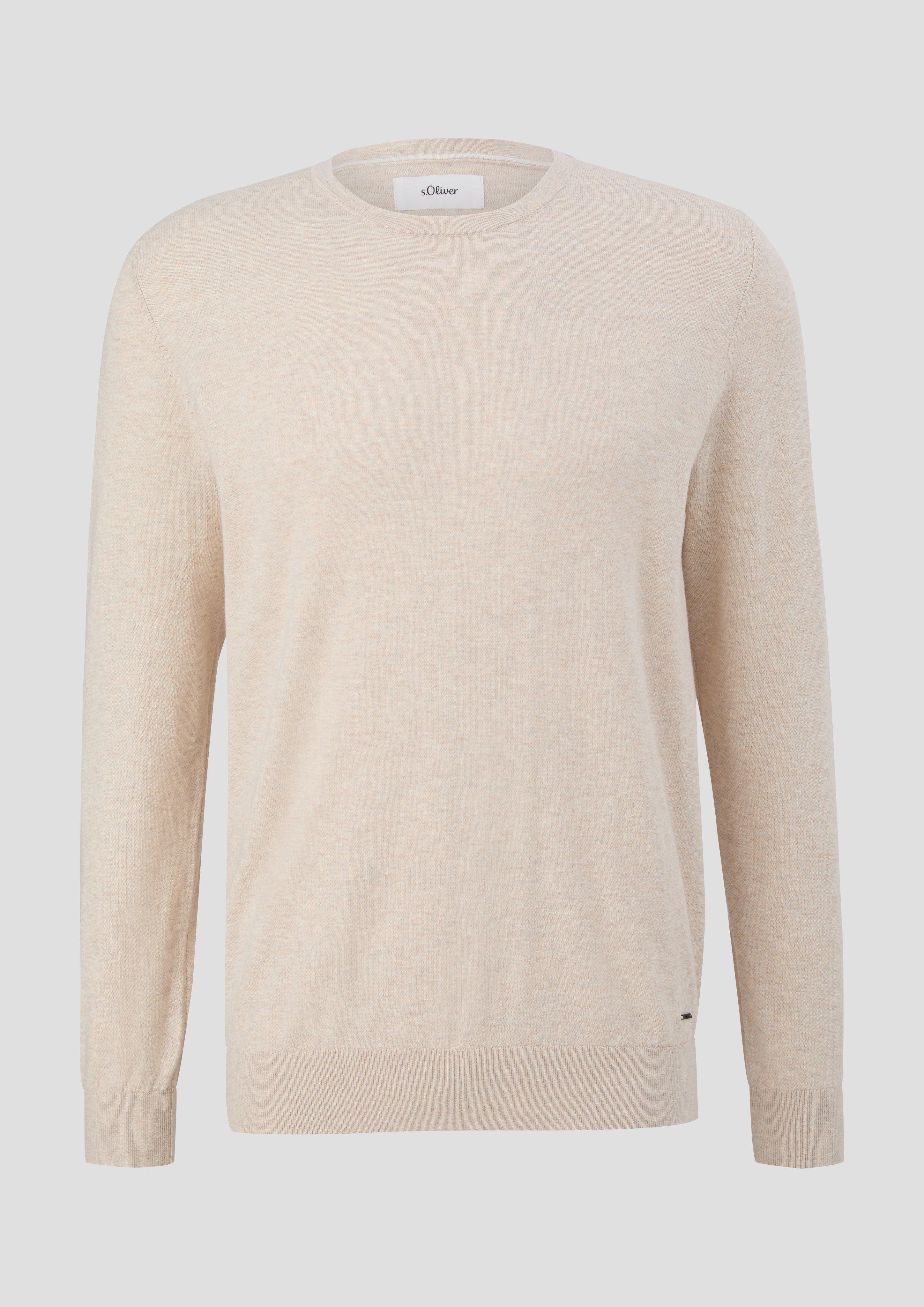 Strickpullover mit Crew Neck  2143065-81W0