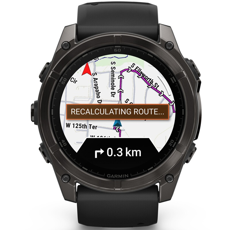 GARMIN Armbanduhr Fenix 8 Sapphire &ndash; AMOLED 51 mm