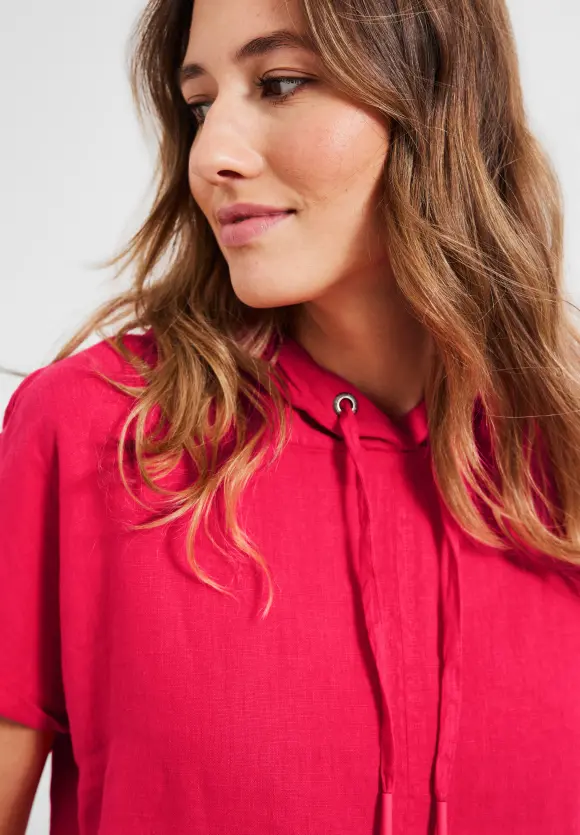 CECIL Leinen Hoodie Kleid