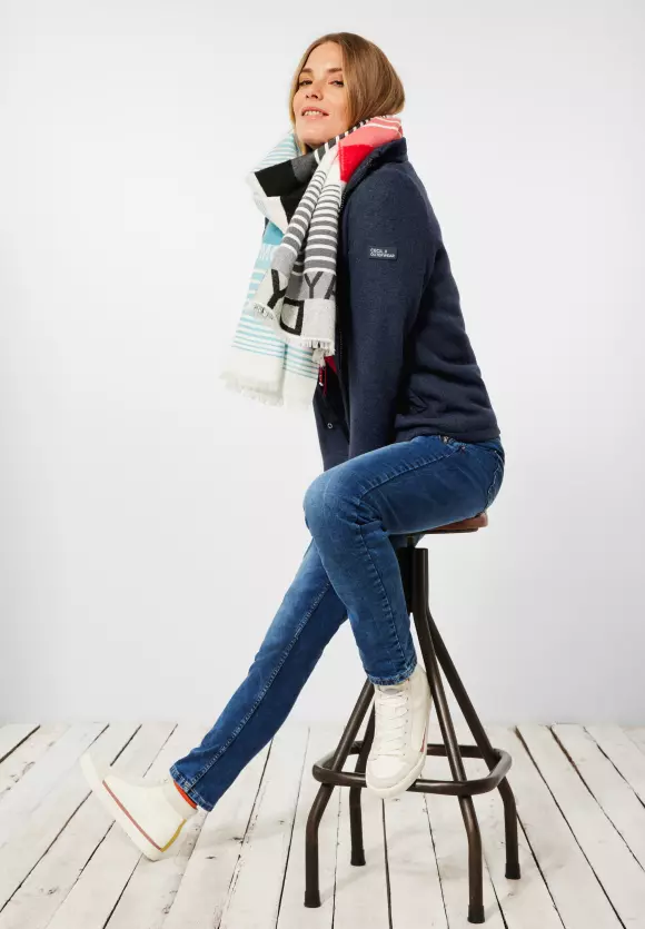 CECIL Jacke im Materialmix