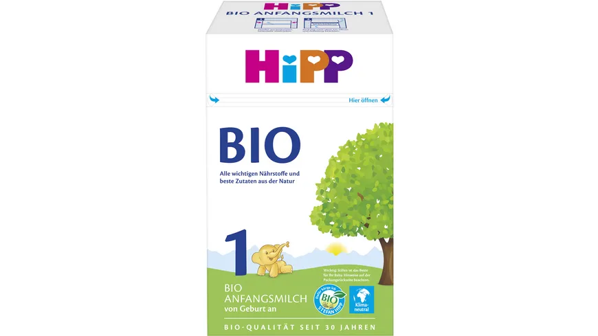 HiPP Bio Milchnahrung 1 Bio 600 g