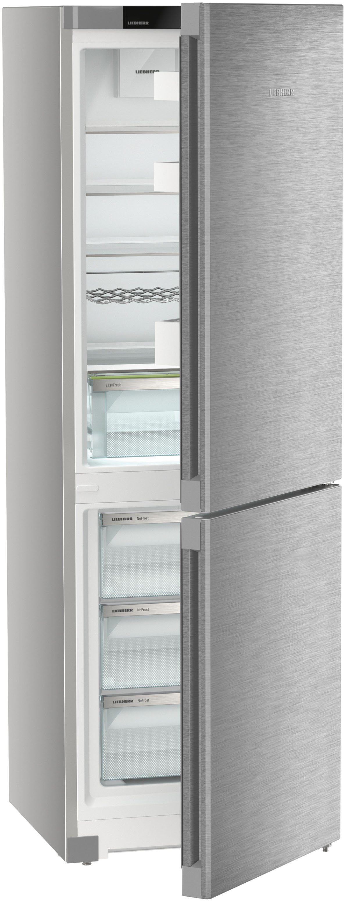 Liebherr Kühl-/Gefrierkombination KGNcef 1863_091190451, 185,5 cm hoch, 59,7 cm breit, 4 Jahre Garantie inklusive