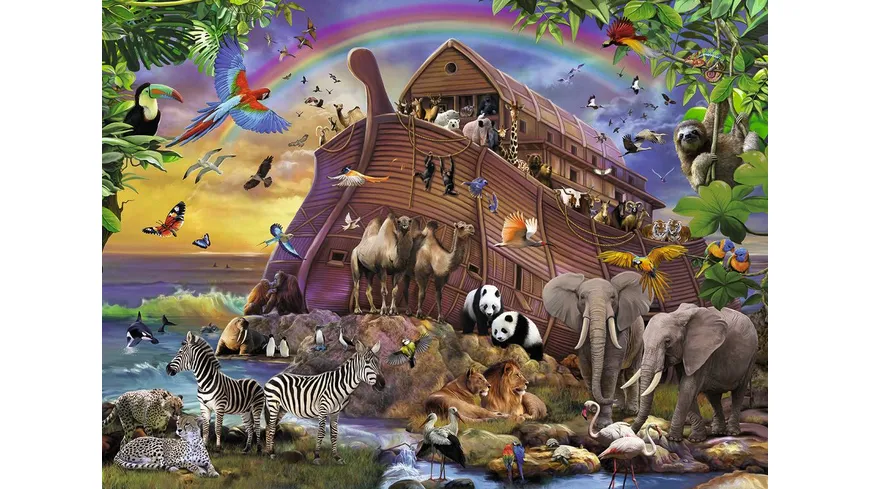 Ravensburger Puzzle - Unterwegs mit der Arche, 150 XXL-Teile