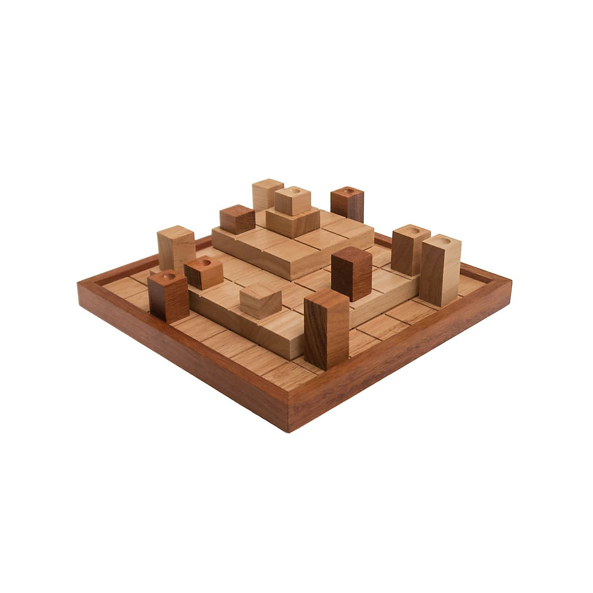 INDUKTO - Gesellschaftsspiel für 2 Personen, Familienspiel, Brettspiel aus Holz