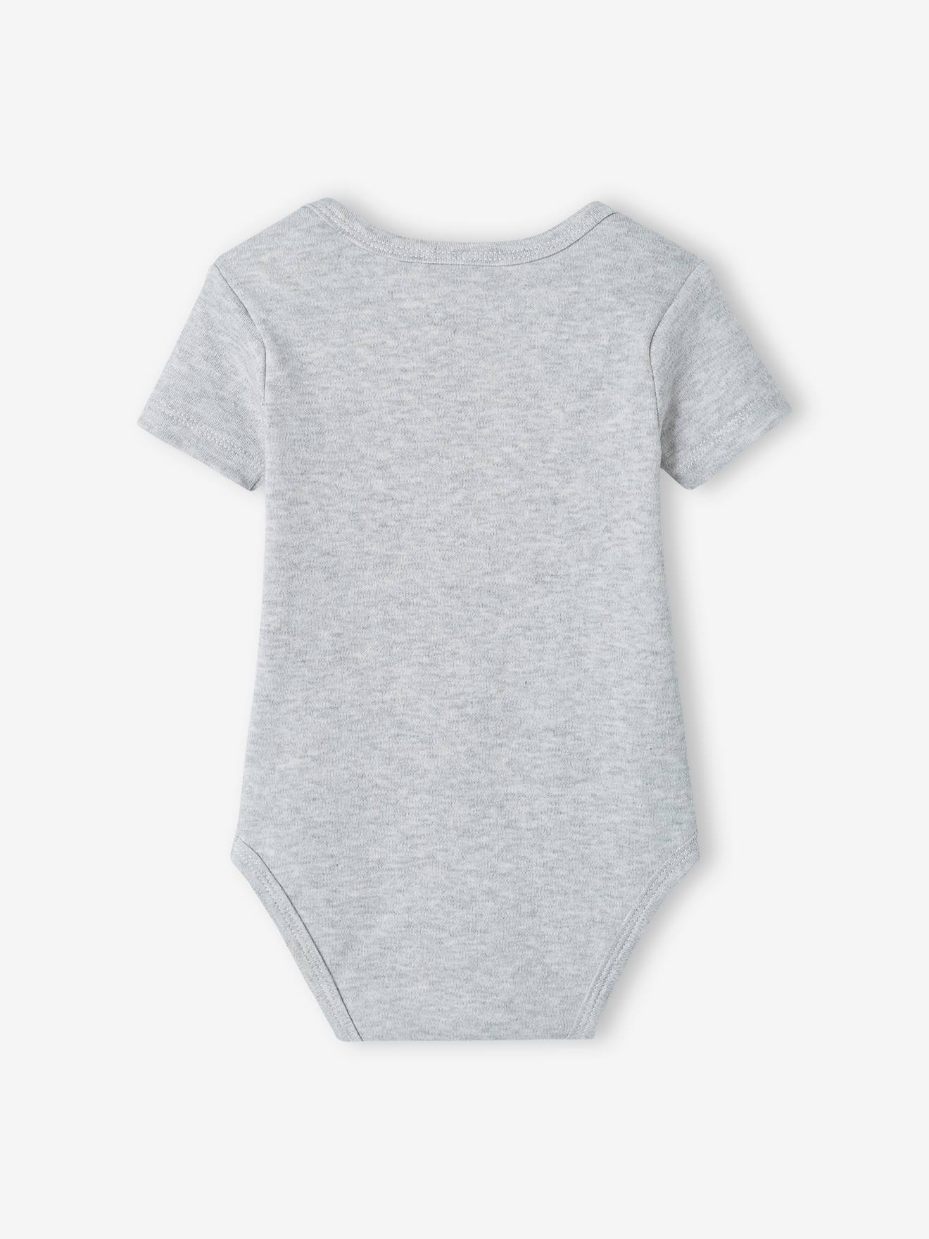 Lot de 2 bodies bébé garçon DS® Tic & Tac vert sauge