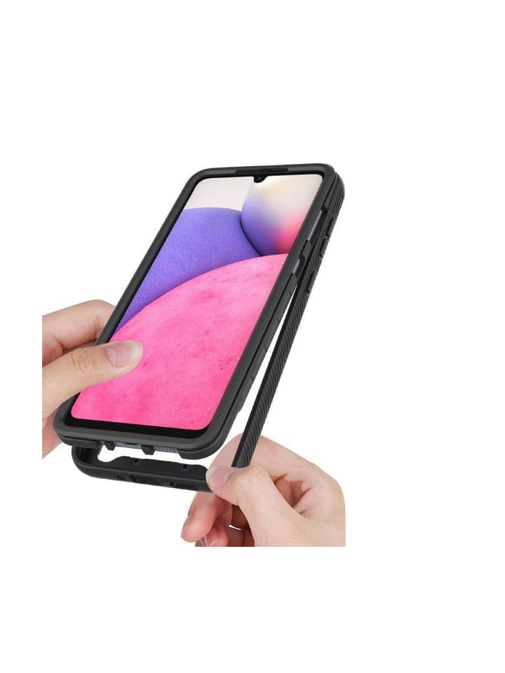 COFI 1453 360° Rundum Schutz Case mit Schutzglas für iPhone 16 Pro in Schwarz günstig kaufen M