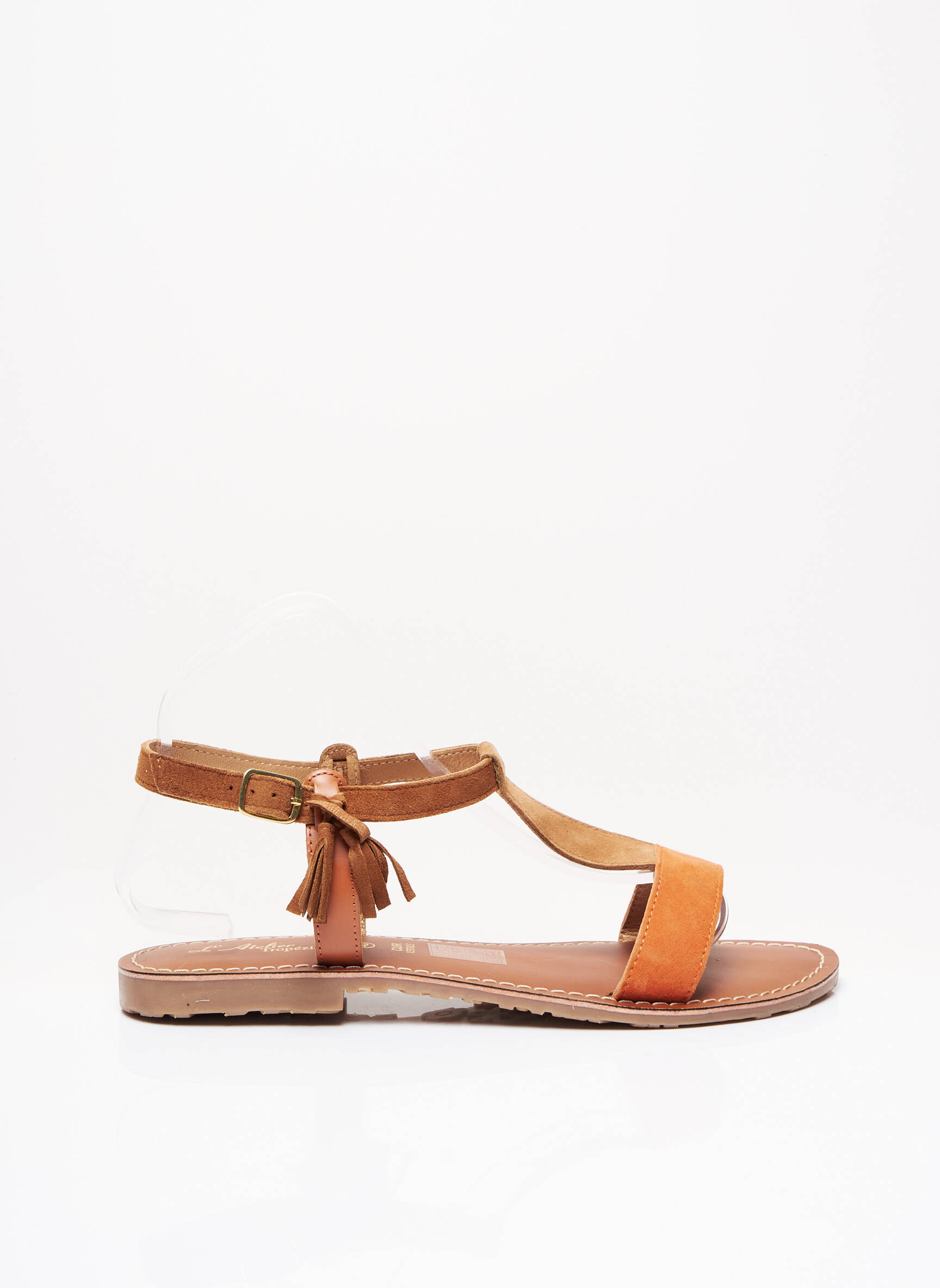 L Atelier Tropezien Sandales Nu Pieds Femme couleur marron