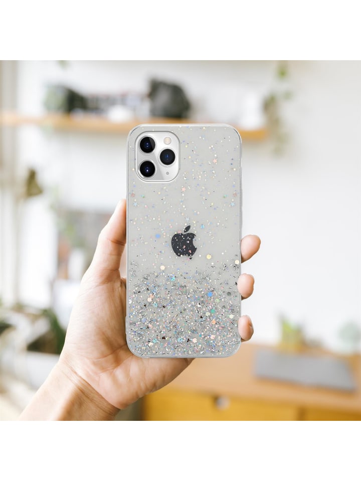 cadorabo Hülle für Apple iPhone 11 Glitter in Transparent mit Glitter günstig kaufen iPhone 11