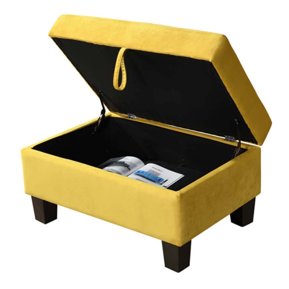 Home Deluxe Sofa ROM – Samt Gelb