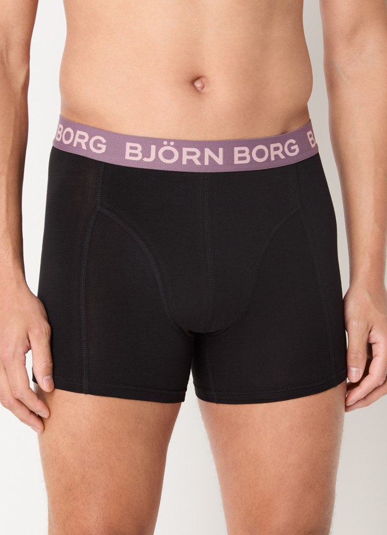 Boxers Björn Borg avec bande logotée, lot de 5