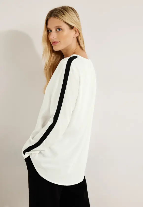 CECIL Bluse mit Tapedetail