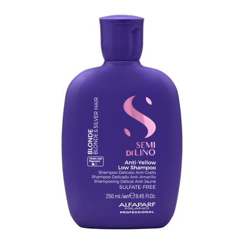 Alfaparf Milano Semi Di Lino Blonde Anti-Gul Lav Sølv Shampoo 250 ml