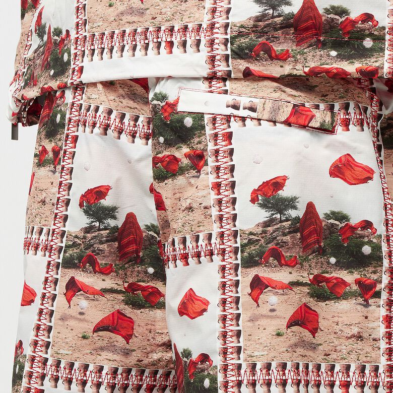 Daily Paper Rashid Pants white/ multi aop