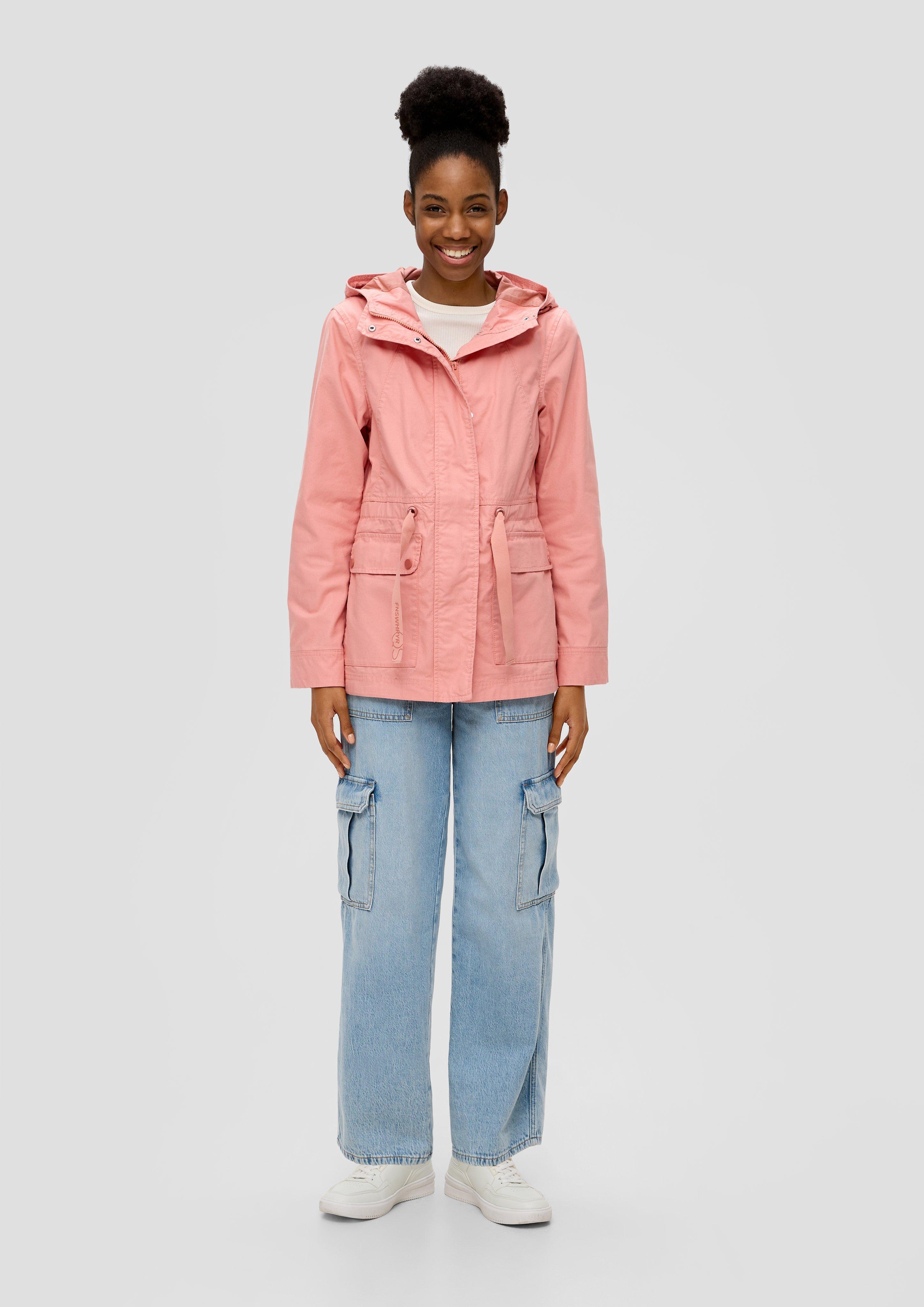 Kapuzenjacke mit Durchzugskordel  2140315-2108
