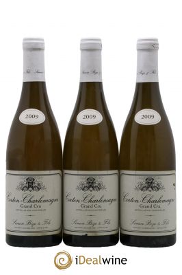Corton-Charlemagne Grand Cru Simon Bize & Fils  2009 - Lot de 3 Bouteilles