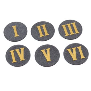Objective Marker 40mm - BlackGlitter/Gold (6)