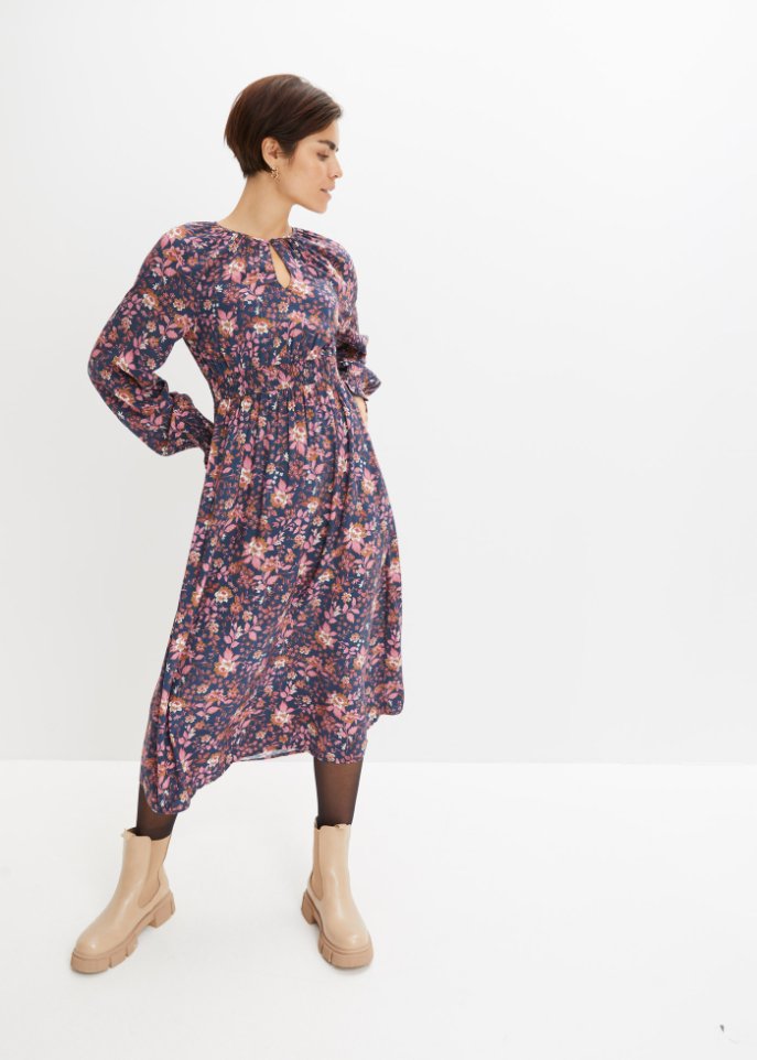 Midikleid mit Print