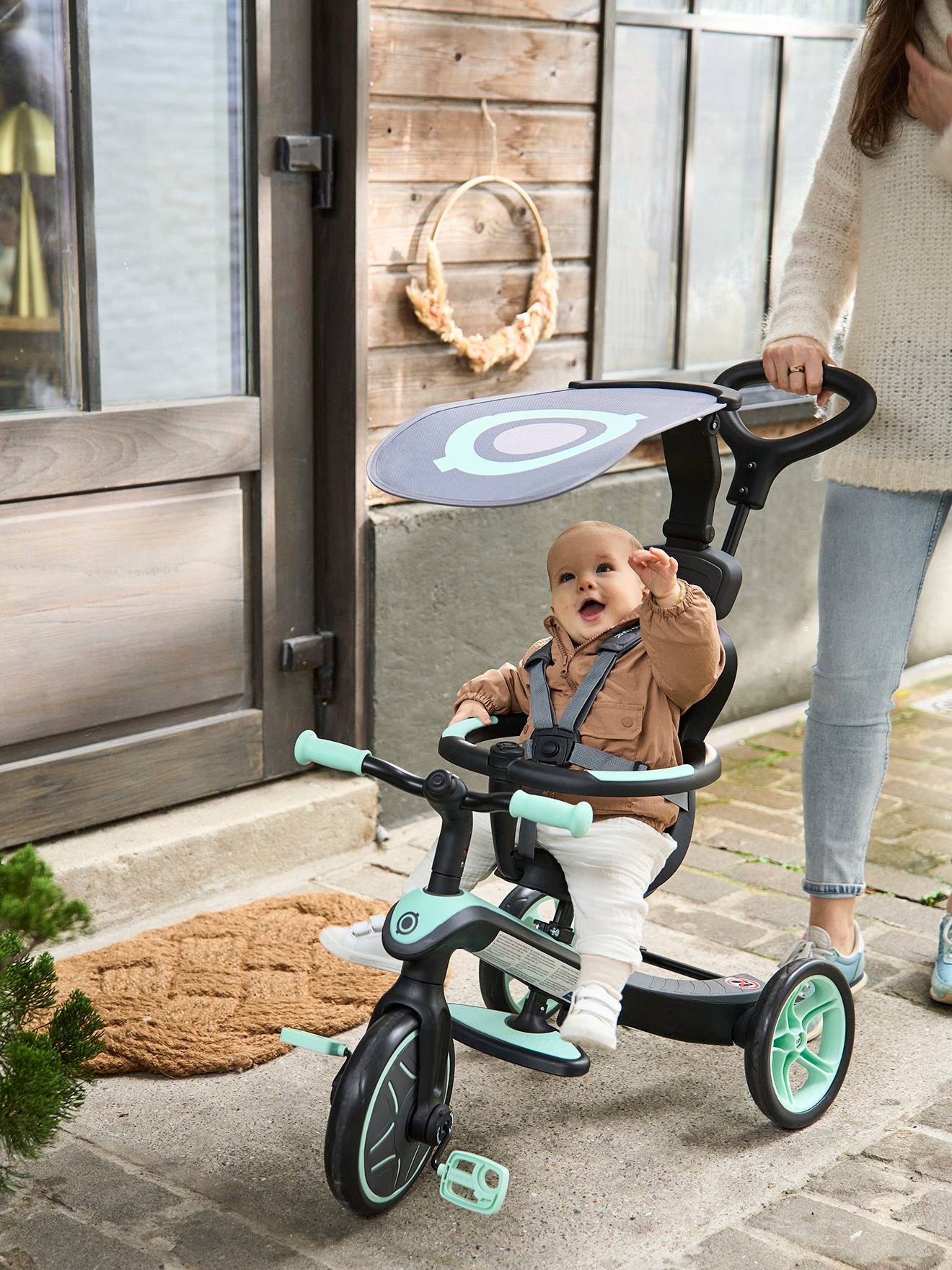 Tricycle évolutif 4 en 1 GLOBBER bleu