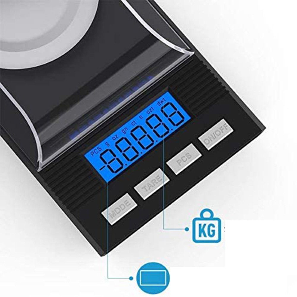 Jormftte Küchenwaage Milligramm Waage,Taschenwaage,Digitalwaage