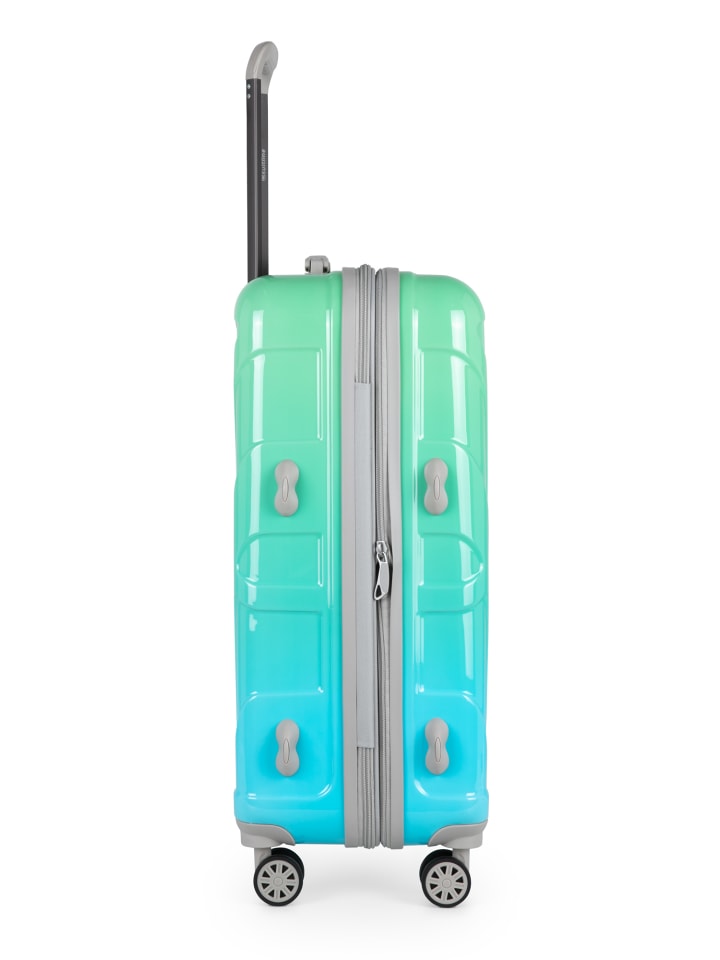 suitline mittelgroßer Hartschalen-Koffer Check-In Reisekoffer TSA 68L in Northern Lights günstig kaufen M