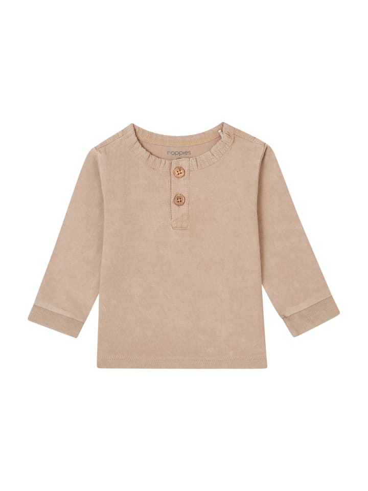 Noppies Langarmshirt Gerzat in Natural günstig kaufen