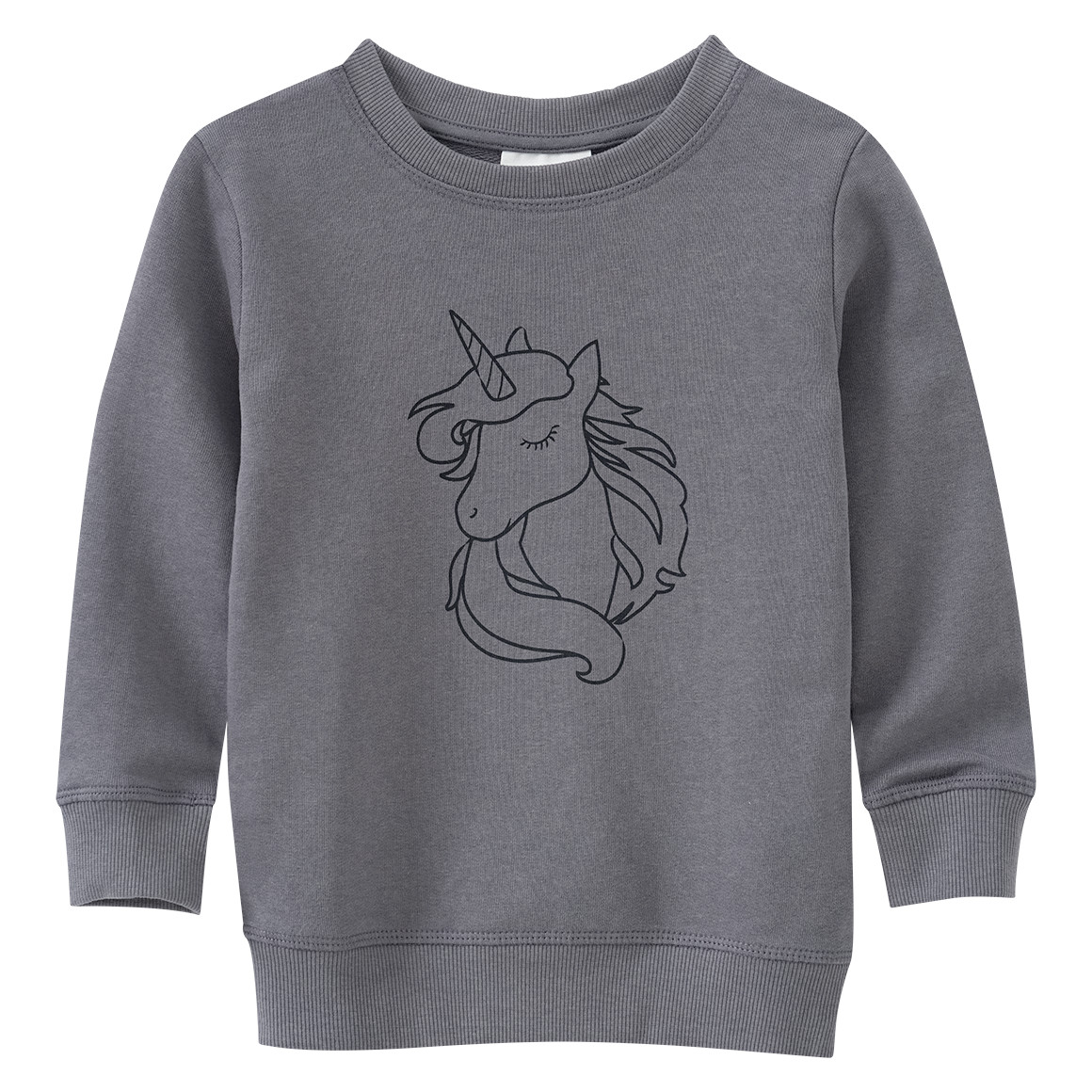 Mädchen Sweatshirt mit Einhorn-Print