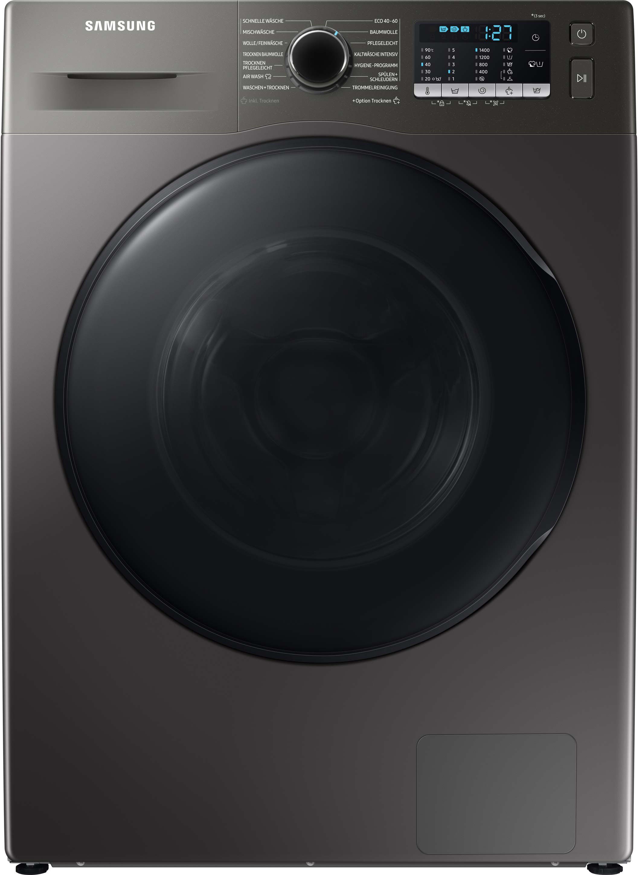 Samsung Waschtrockner WD8ETA049BX, 8 kg, 5 kg, 1400 U/min, SchaumAktiv