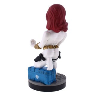 ** % SALE % ** Marvel Cable Guy Black Widow White Suit 20 cm