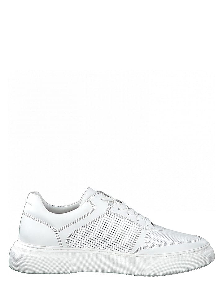 s.Oliver Leder-Sneakers in Weiß günstig kaufen 42