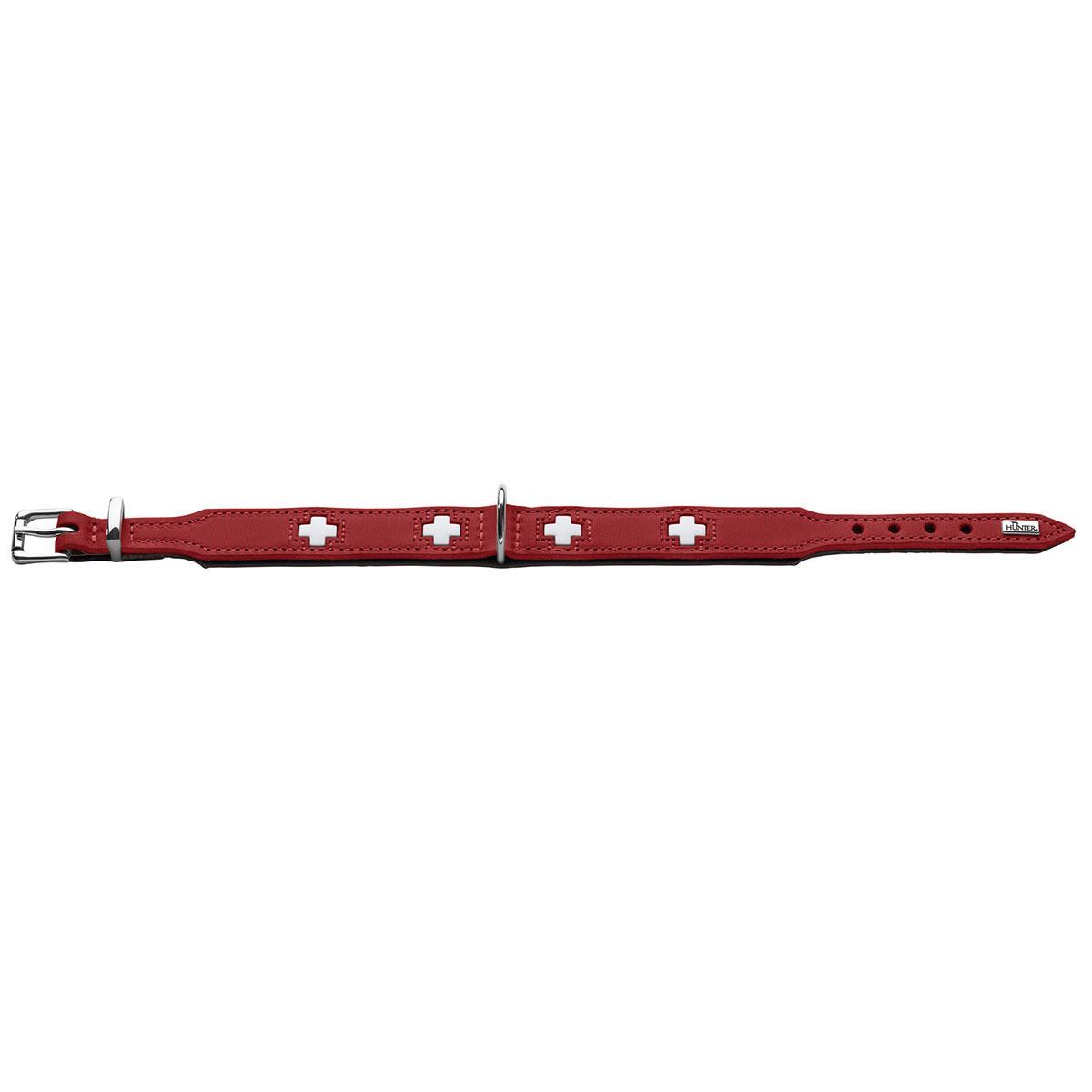 Hunter Swiss Halsband rot/schwarz günstig kaufen bei ZooRoyal