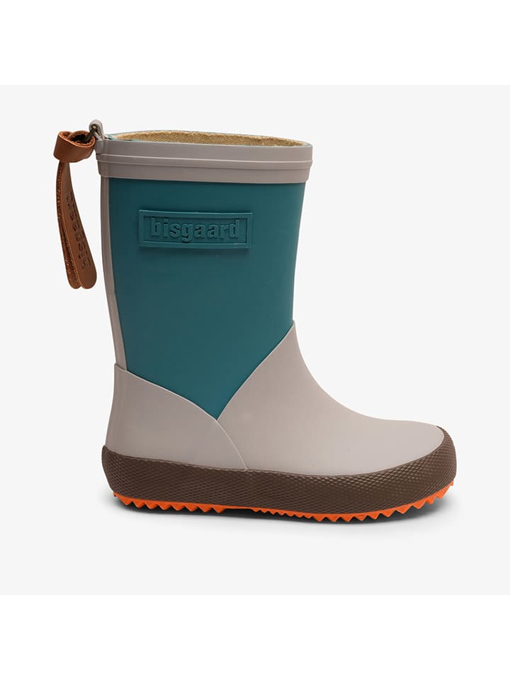 bisgaard Gummistiefel in Grau/ Petrol günstig kaufen