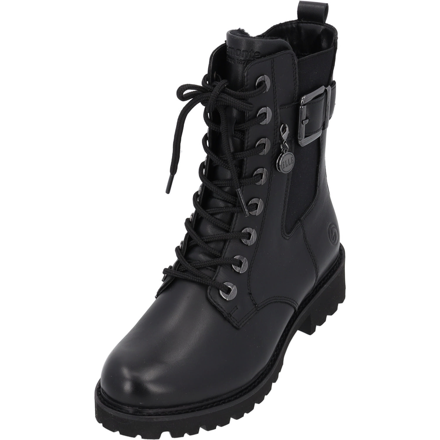 Remonte D8668, Stiefeletten, Damen, Grau ; schwarz