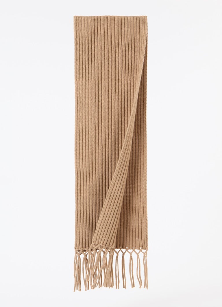 Eșarfă cu nervuri MaxMara pentru fete, 175 x 30 cm