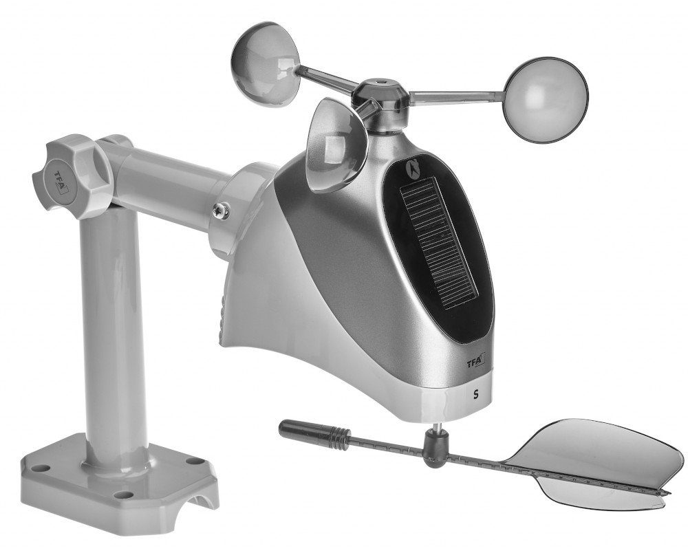 TFA Dostmann WEATHER PRO TFA 35.1161.01 mit Wind und Regenmesser Funkwetterstation